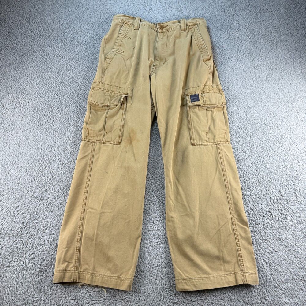 Levi's Workwear Cargo Pants Men's 30x29 (Tag 30x32) Loose Straight Distressed